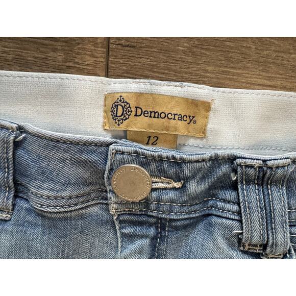 Democracy AB Technology Distressed Skinny Jeans Size 12‎ - Picture 5 of 6